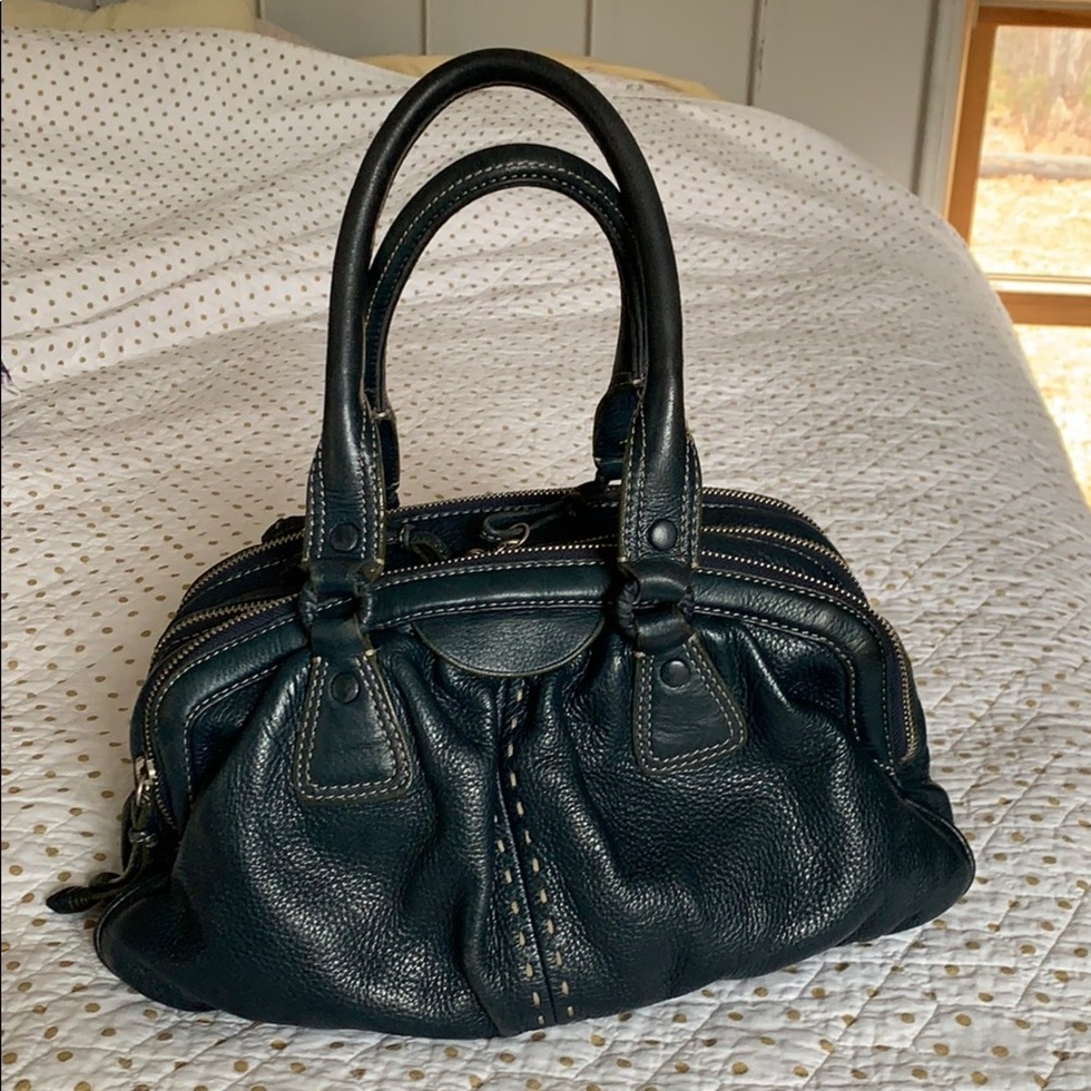 Cole Haan Blue Leather Handbag